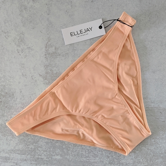 Ellejay Diane Bikini Swim Bottom Peach Sorbet, L NWT - Picture 3 of 7